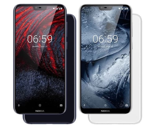 Nokia 6.1 Plus Garansi Resmi - White/Blue/Black