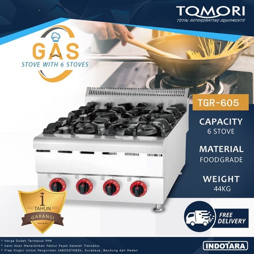 Kompor Gas or Gas Stove Tomori TGR 605