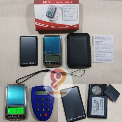 Mini Pocket Scale LCD Digital/Timbangan Digital Mini Akurasi 200 Gram/0.01Gram