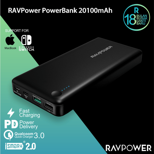 RAVPower PowerBank 20100mAh RP-PB043