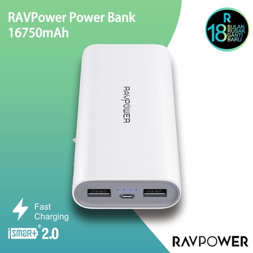 RAVPower PowerBank 16750mAh (White) RP-PB010