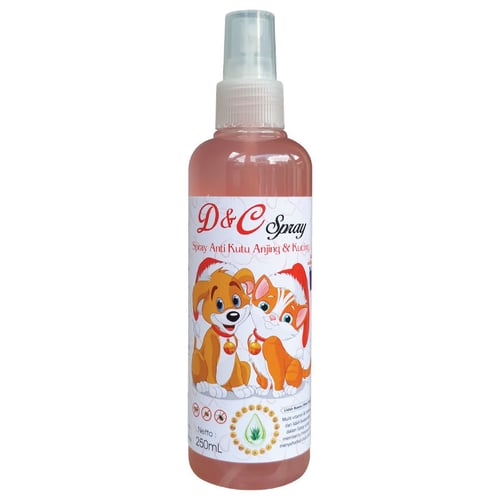D&C Spray Anti Kutu Anjing & Kucing 250ML