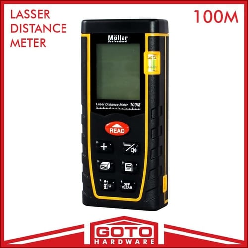 Meteran Laser Digital 100m Mollar Distance Meter