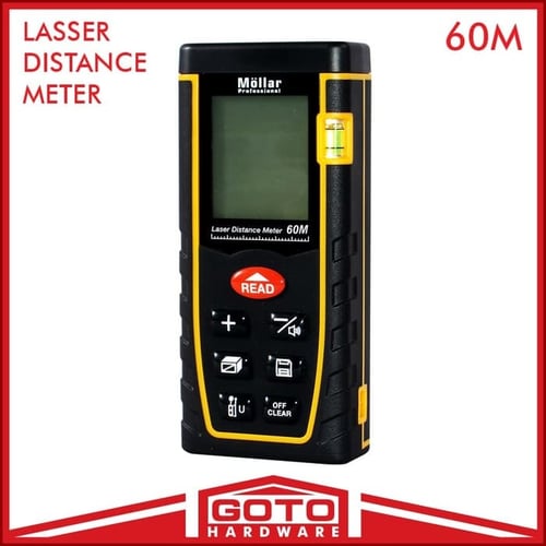 Meteran Laser Digital 60m Mollar Distance Meter