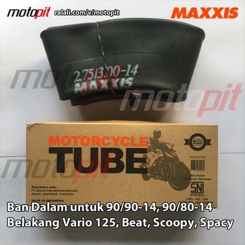 Maxxis TUBE 2.75/3.00-14 90/90-14 Ban Dalam Vario Beat Scoopy Spacy FI