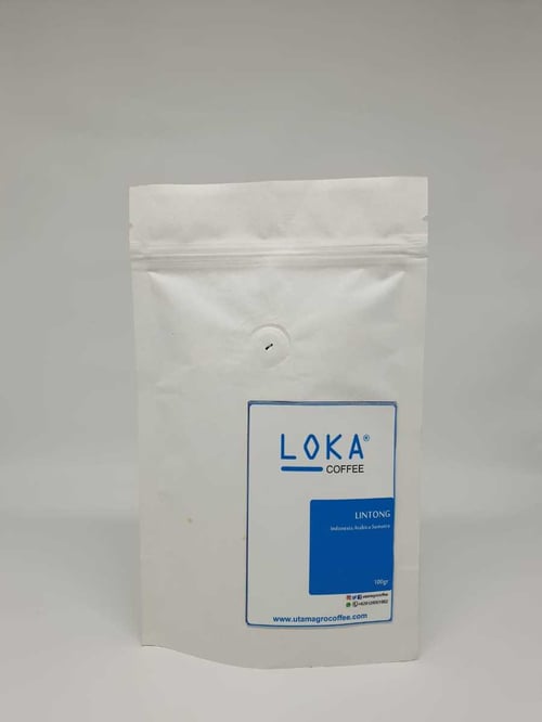 LOKA Coffee Arabica Lintong 100gr - Biji / Bubuk