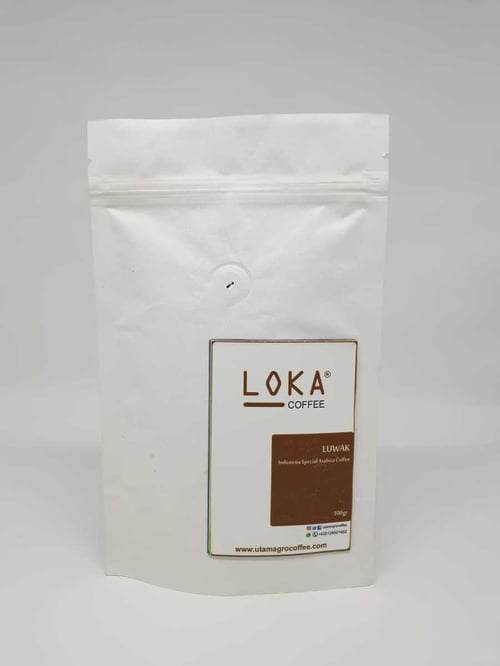 LOKA Coffee Arabica Gayo Luwak 100gr - Biji / Bubuk
