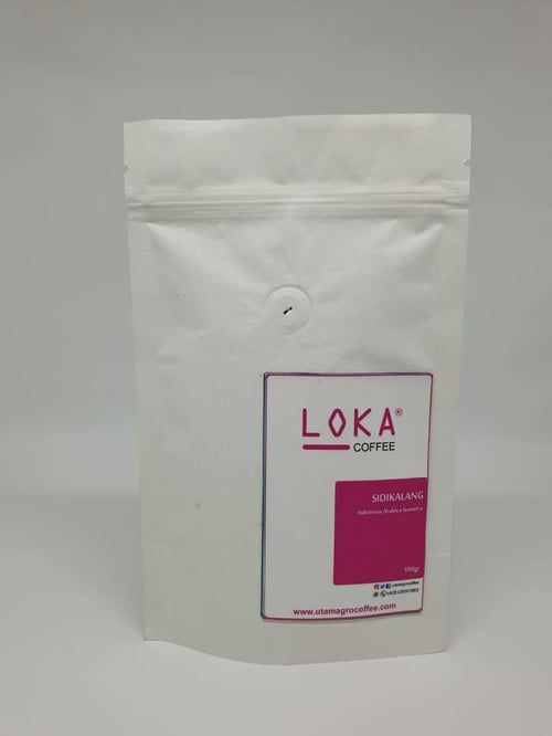 LOKA Coffee Arabica Sidikalang 100gr - Biji / Bubuk