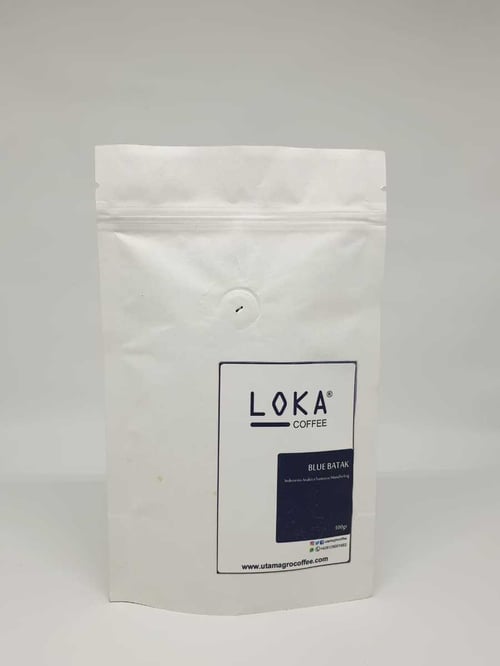 LOKA Coffee Arabica Blue Batak 100gr - Biji / Bubuk