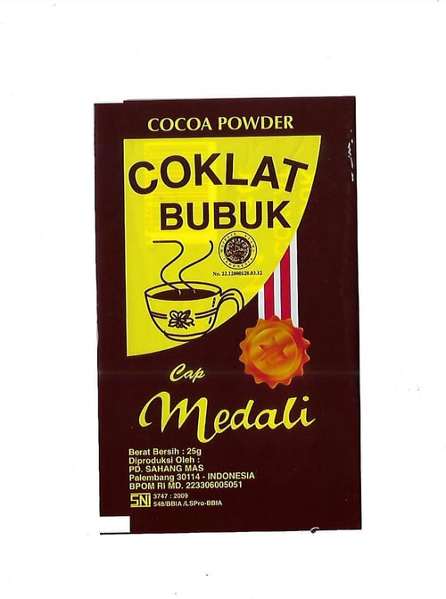 Coklat Bubuk Medali isi 300 bungkus