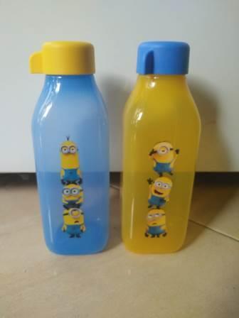 Ecer Botol Minum Anak Minion Biru Tutup Kuning