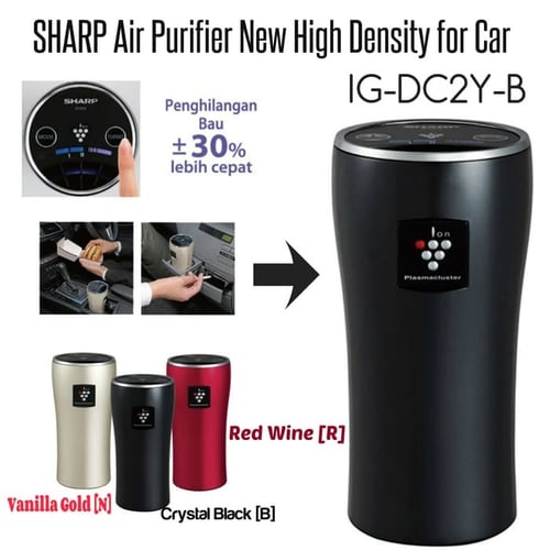 Sharp Air Purifier for Car IG-DC2Y-B - Hitam