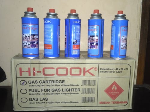 Tabung Gas Mini Hi-Cook/ Hi Cook Utk Kompor Portable
