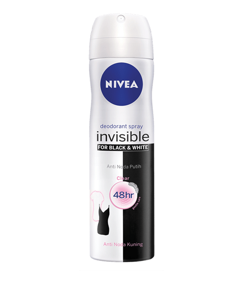 NIVEA Invisible for Black & White Clear Deodorant Spray 150ml
