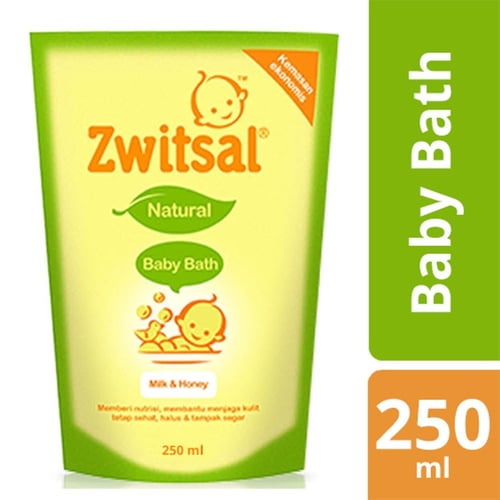 Jual Zwitsal Baby Bath Milk & Honey 250ml 1 Karton Unilever Official