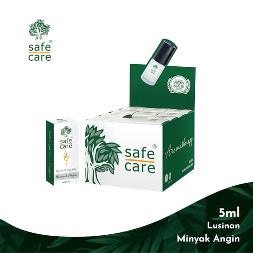 Safe Care Minyak Angin Aromatherapy Roll On 5 ml - 1 Box @12 pcs