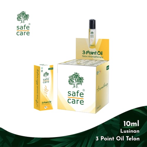 Safe Care 3 Point Oil Aromatherapy Roll On 10 ml - 1 Box @12 pcs