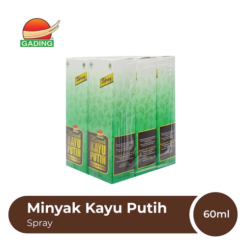 Gading Minyak Kayu Putih Spray 60 ml - 1 Box @6 pcs