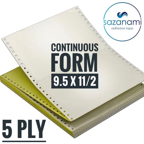 ELVINS Kertas 5 Ply Continuous Form 9.5 X 11/2