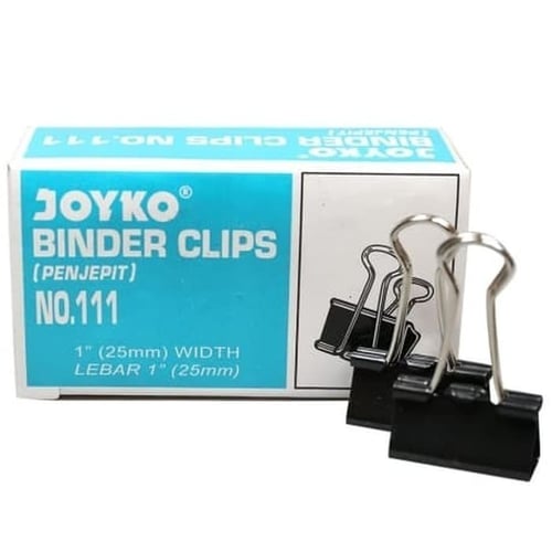 JOYKO Binder Clip No 111 25mm 1" Penjepit Kertas