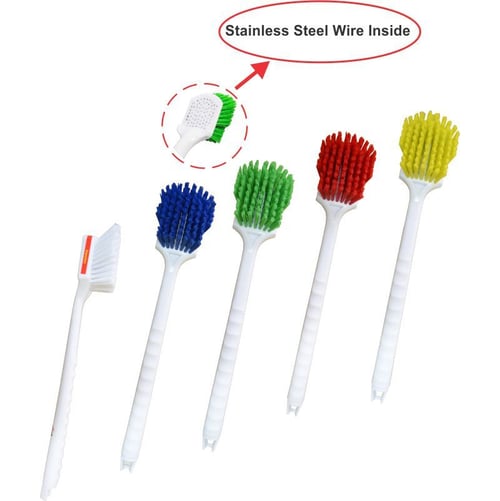 CLEAN MATIC Long Handle Brush 1 box isi 6 pcs