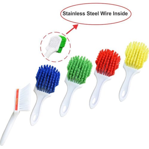CLEAN MATIC Short Handle Brush 1 box isi 6 pcs