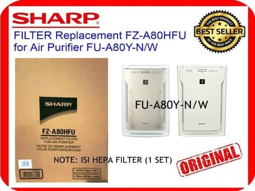 Terbaik SHARP Filter Replacement FZ-A80HFU for Air Purifier FU-A80Y