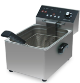 WISE 8L Table Top Commercial Electric Deep Fryer with Digital Timer