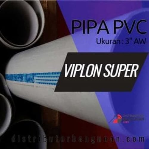 Pipa Pvc Pipa Paralon Viplon Super 3' Type Aw