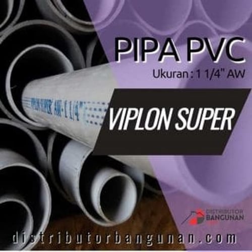 Pipa Pvc Pipa Paralon Viplon Super 1 1/4 Type Aw
