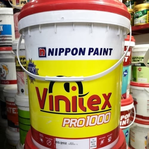 NIPPON PAINT Cat Tembok Vinilex Pro1000 Warna Putih 15 Liter 22.5 Kg