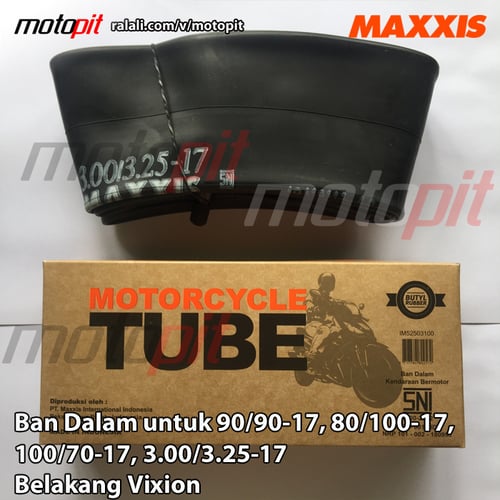 Maxxis TUBE 3.00/3.25-17 90/90-17 Ban Dalam Belakang Vixion XCD 125