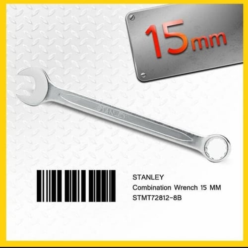 kunci ring pas 15 mm Combination Wrench Stanley STMT72812-8B