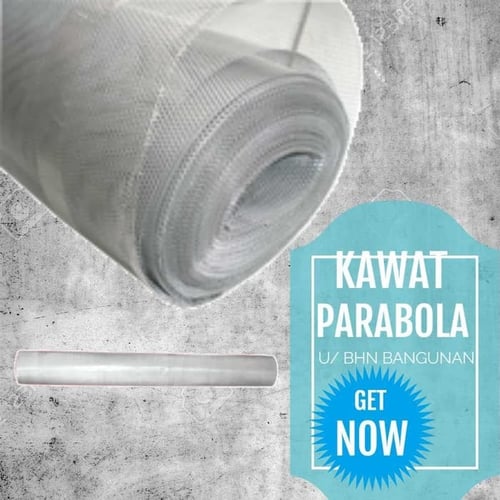 Kawat Parabola Loket Nyamuk Putih Nylon Plastik T 1 M Harga Per Meter