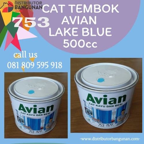 CAT TEMBOK AVIAN LAKE BLUE 500CC 753