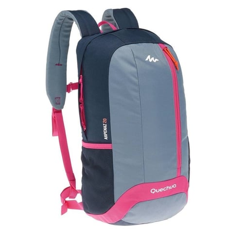 Tas Ransel Daypack Backpack Hiking Quechua Arpenaz 20 L Original by Decathlon - Grey Purple