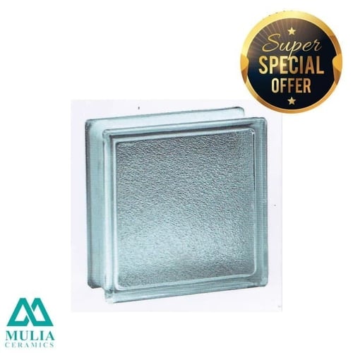 MULIA Glass Block 95066 Tangerine 20X20