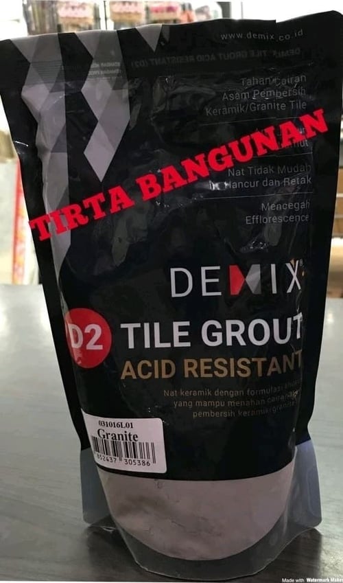 DEMIX D2 Tile Grout Acid Resistant
