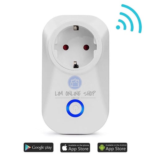 Colokan Listrik Pintar WIFI Wireless Switch Socket For Smart Home