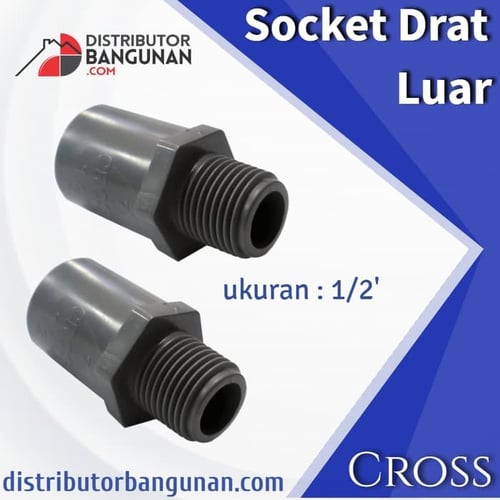 Socket Drat Luar 1/2' CROSS