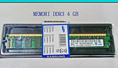 MEMORI DDR3 4 GB PC12800 SAMSUNG GARANSI LIFETIME