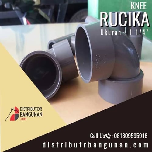 Distributor Bangunan Jual Fitting Pvc Sambungan Pipa Pvc Paralon Knee Rucika Ralali Com