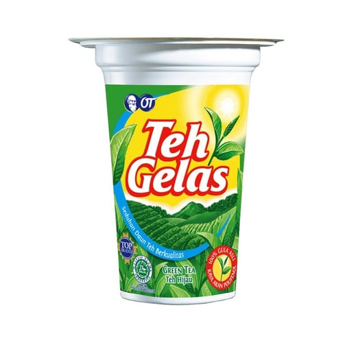 TEH GELAS Green Tea Cup 180 ml 1 Karton