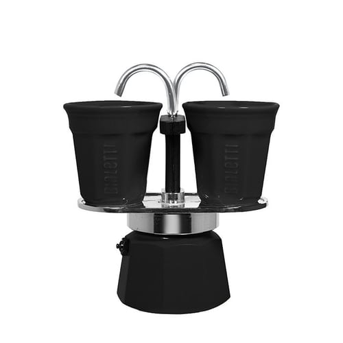 BIALETTI - Mini Express Set Black 2 Cups