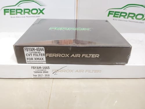 FERROX 2in1 Paket Filter Udara - Air Filter CVT & Mesin For Yamaha XMAX 250
