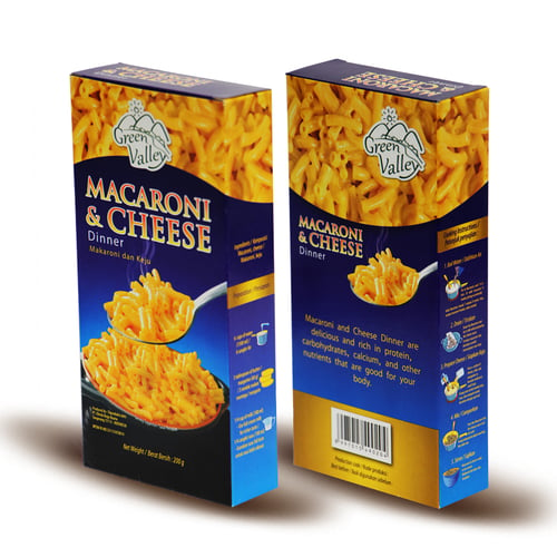 GREEN VALLEY Macaroni and Cheese 24x200Gr/Box