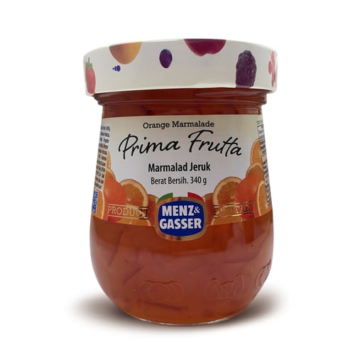PRIMA FRUTTA Menz and Gasser Orange Marmalade Jam 12x340Gr/Ctn