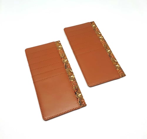 Dompet Panjang Kartu Batik Coklat