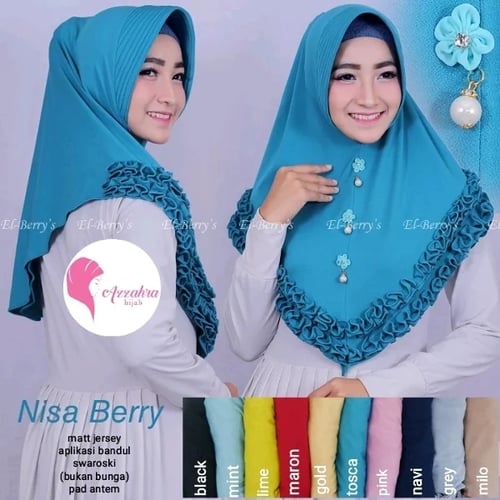 Hijab Nissa Berry Pink