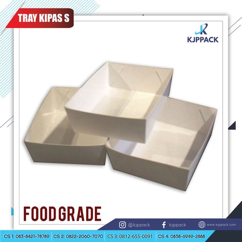 Food Tray Paper Model Kipas Uk.S 100 pcs